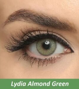 Lydia Almond Green contact lenses